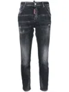 Dsquared2 Coorl Girl Distressed Jeans In Grey