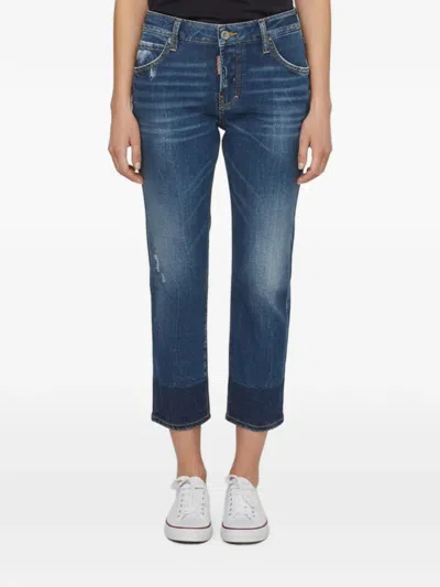 Pre-owned Dsquared2 Cool Girl Jeans In Blue