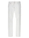 Dsquared2 Cool Girl Low-rise Slim-fit Jeans In White