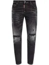 Dsquared2 Cool Girl Black Cotton Blend Jeans In Black