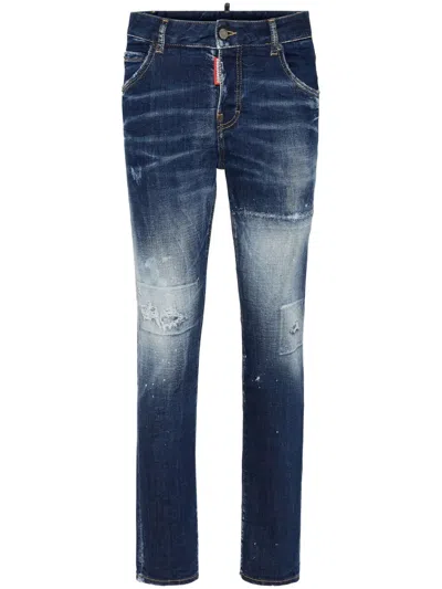 Dsquared2 Cool Girl Skinny-jeans In Blau