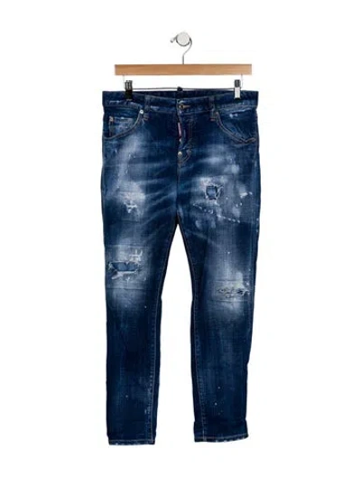 Pre-owned Dsquared2 Cool Girl Skinny Leg Jeans In Blue