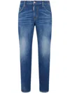 Dsquared2 Stylish Denim Trousers Featuring Belt Loops In Blue