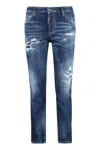 Dsquared2 Mid-rise Distressed Skinny Jeans