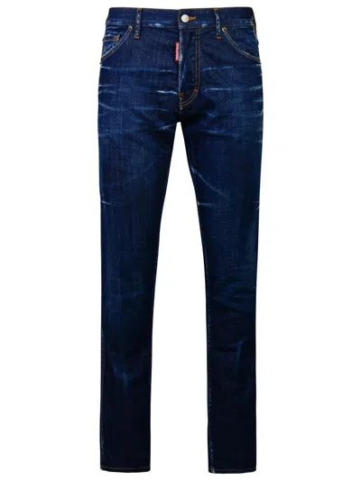 DSQUARED2 DSQUARED2 COOL GUY BLUE COTTON JEANS