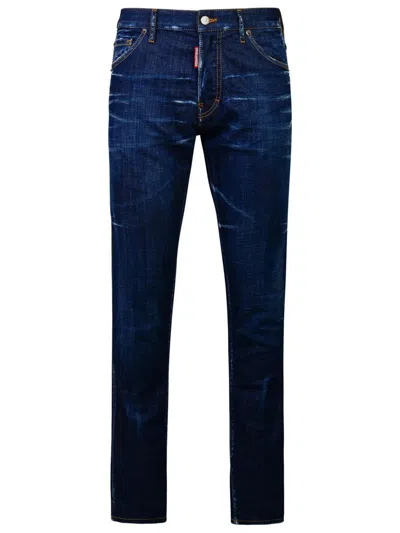 DSQUARED2 DSQUARED2 COOL GUY BLUE COTTON JEANS