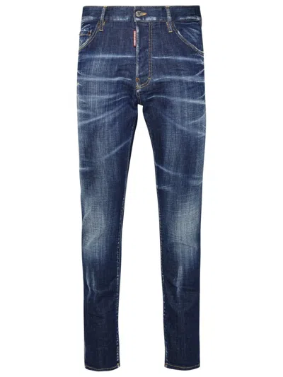 Dsquared2 Cool Guy Blue Cotton Jeans