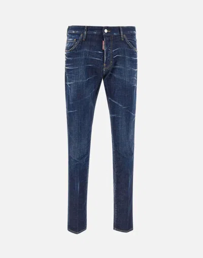 Dsquared2 Cool Guy Blue Cotton Jeans