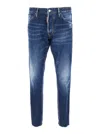 Dsquared2 Cool Guy Blue Jeans With Faded Effect In Denim Man
