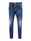 Dsquared2 Cool Guy Blue Jeans With Faded Effect In Denim Man In Blu