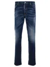 Dsquared2 'cool Guy' Blue Jeans With Logo Patch