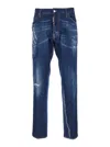 Dsquared2 Cool Guy Blue Jeans With Faded Effect In Denim Man