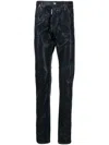 Dsquared2 Crystal-embellished Slim-fit Jeans In Blue