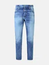 Dsquared2 Stylish Trousers Five-pocket Design In Blue