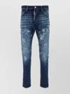 Dsquared2 'cool Guy' Blue Jeans With Logo Patch In Blue
