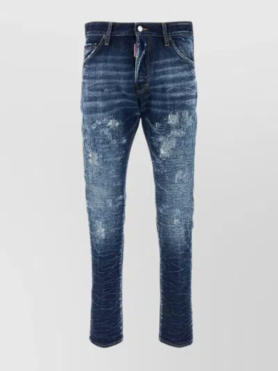 Dsquared2 Cool Guy Distressed Denim Jeans In Blue