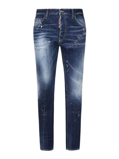 Dsquared2 Cool Guy Distressed Jeans In Blue