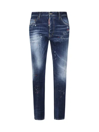 Dsquared2 Cool Guy Distressed Jeans In Blue