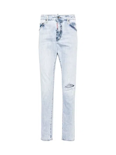 Dsquared2 Cool Guy Distressed Jeans In Blue