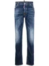 Dsquared2 Cool Guy Distressed Skinny Jeans In Blue