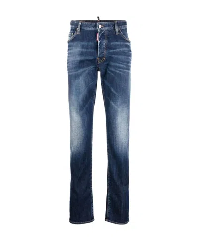 DSQUARED2 DSQUARED2 DISTRESSED STRAIGHT-LEG JEANS