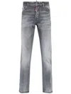 Dsquared2 Cool Guy Distressed Skinny Jeans In Gray