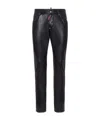 Dsquared2 Cool Guy Faux Leather Jeans In Black