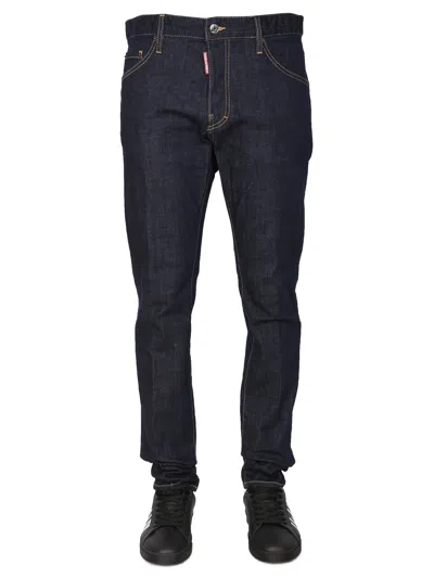 Dsquared2 Dark Rinse Wash Cool Guy Jeans In Navy Blue