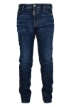 Dsquared2 Denim Jeans Belt Loops Contrast Stitching Pockets In Blue