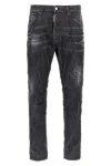 Dsquared2 Dsquared Black Stretch Denim Skater Jeans