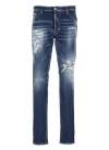 Dsquared2 Jeans Slim Destroyed In Black