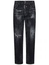 Dsquared2 Sexy Twist Skinny Jeans In Black