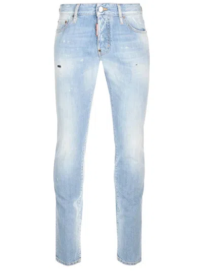 Dsquared2 Low-rise Slim-fit Jeans In Blue