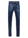 Dsquared2 Slim-fit Distressed Denim Pants In Blue