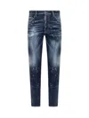 Dsquared2 Dsquared Men Stretch Denim Cool Guy Jeans In Blue