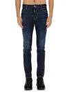 Dsquared2 Bleach-effect Skinny Denim Jeans In Blue