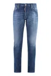 Dsquared2 Jeans Skinny A Vita Media In Denim