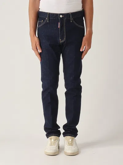 Dsquared2 Cool Guy Jeans With Contrasting Stitching In Blue
