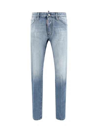 Dsquared2 Modern Five-pocket Denim Trousers In Blue
