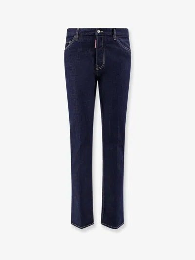 DSQUARED2 COOL GUY JEANS WITH CONTRASTING STITCHING