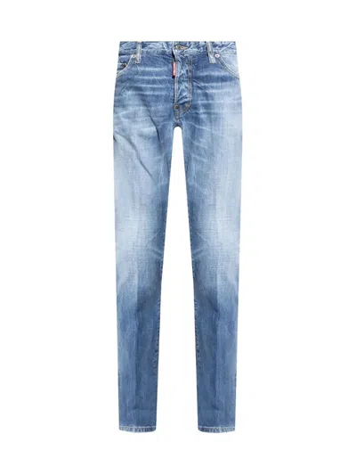 Dsquared2 Cool Guy Logo Jeans In Blue