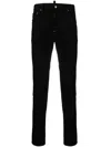 Dsquared2 Cotton Cargo Trouser With Logo Patch In Black