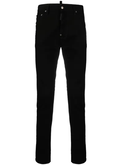 Dsquared2 Cool Guy Mid-rise Skinny Jeans In Black