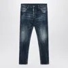 Dsquared2 Cool Guy Navy Blue Washed Jeans In Blue