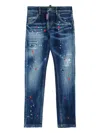 Dsquared2 Cool Guy Paint-splatter Jeans In Blue