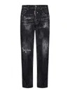 Dsquared2 Sexy Twist Skinny Jeans In Black