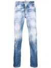Dsquared2 Cool Guy Stonewashed Jeans In Blue