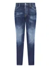 Dsquared2 Mid-rise Straight-leg Jeans In Blue