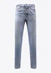 Dsquared2 Cool Guy Straight-leg Faded Jeans In Blue