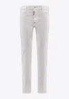 Dsquared2 Stretch Cotton Trouser With White Bull Tag